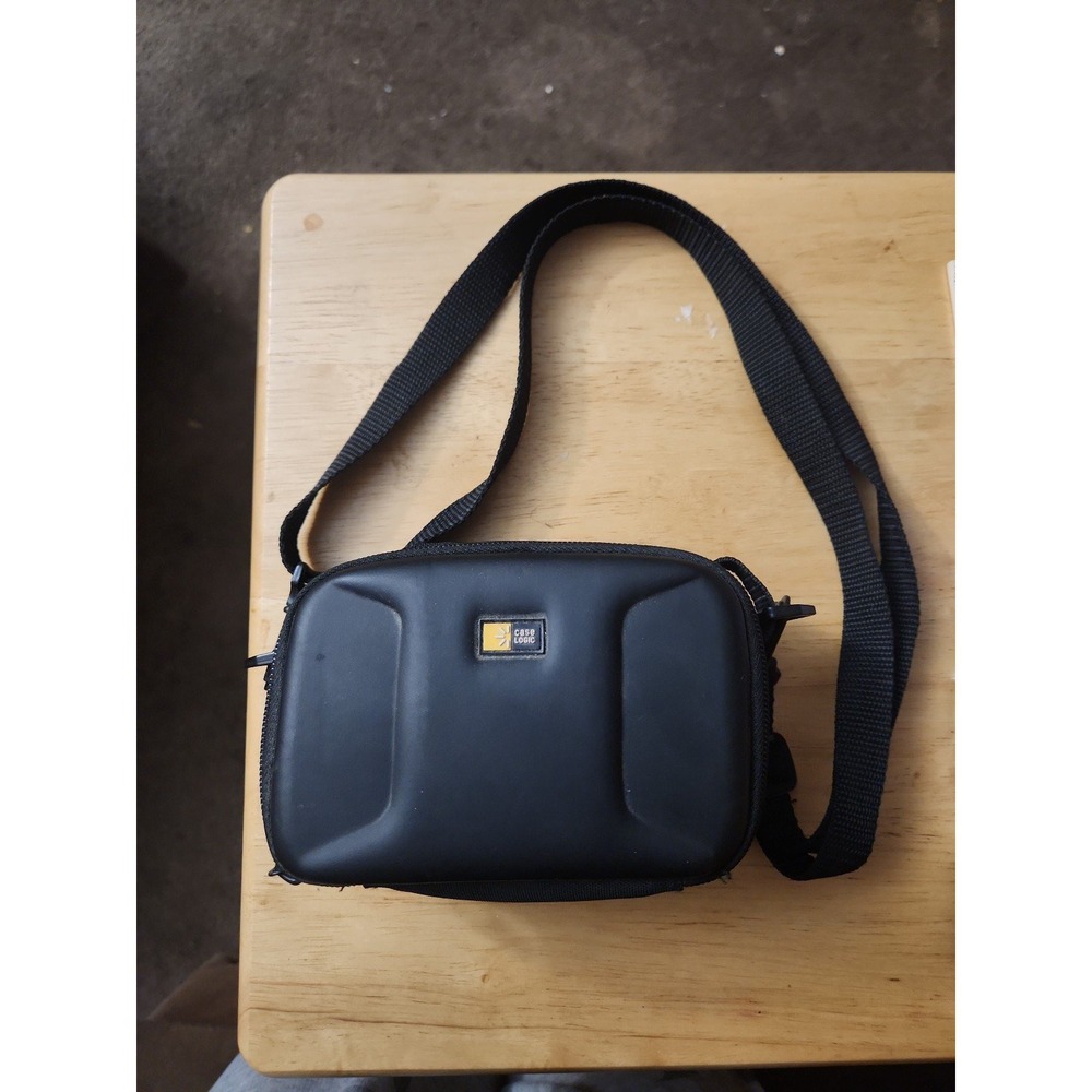 CASE LOGIC, Hard BlackExterior Universal Camera  / Camcorder Case Strap included